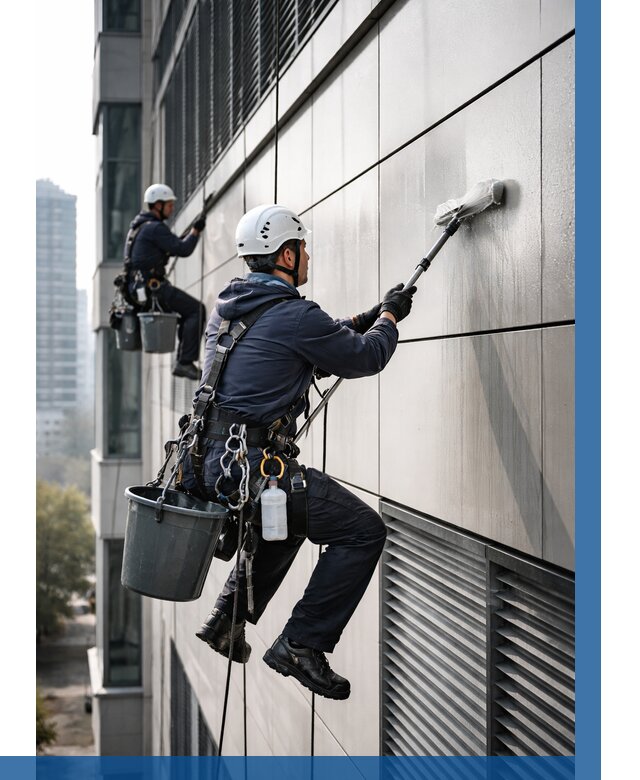 Мойка вентилируемого фасада в Вологде от 257 р. | ВЫСОТНИК-Вгд