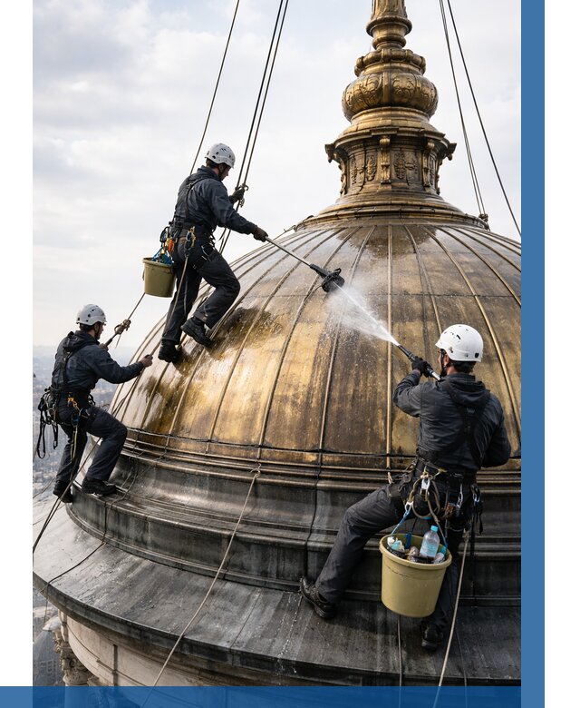 Мойка куполов и шпилей в Вологде от 8218 р. - заказать | ВЫСОТНИК-Вгд