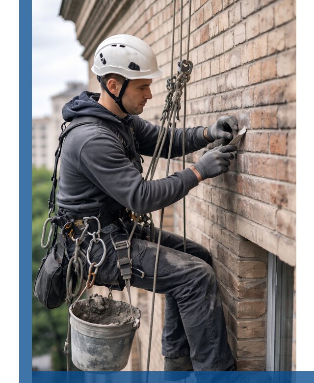 Качественный ремонт кирпичной кладки фасада в Вологде с гарантией
