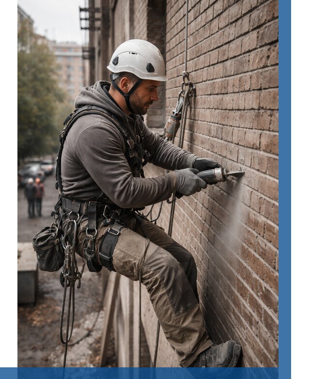 Расшивка кирпичных швов в Вологде от 616 р. | ВЫСОТНИК-Вгд