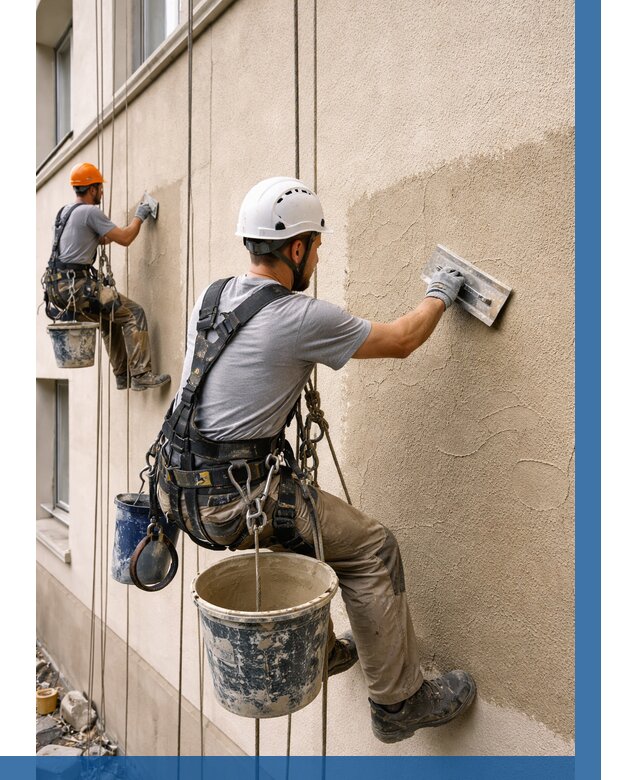 Декоративная штукатурка фасада в Вологде от 1233 р. | ВЫСОТНИК-Вгд