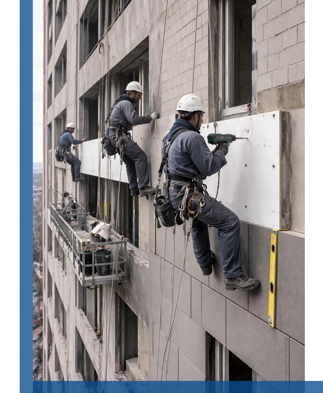 Монтаж фасадных термопанелей высокого качества в Вологде