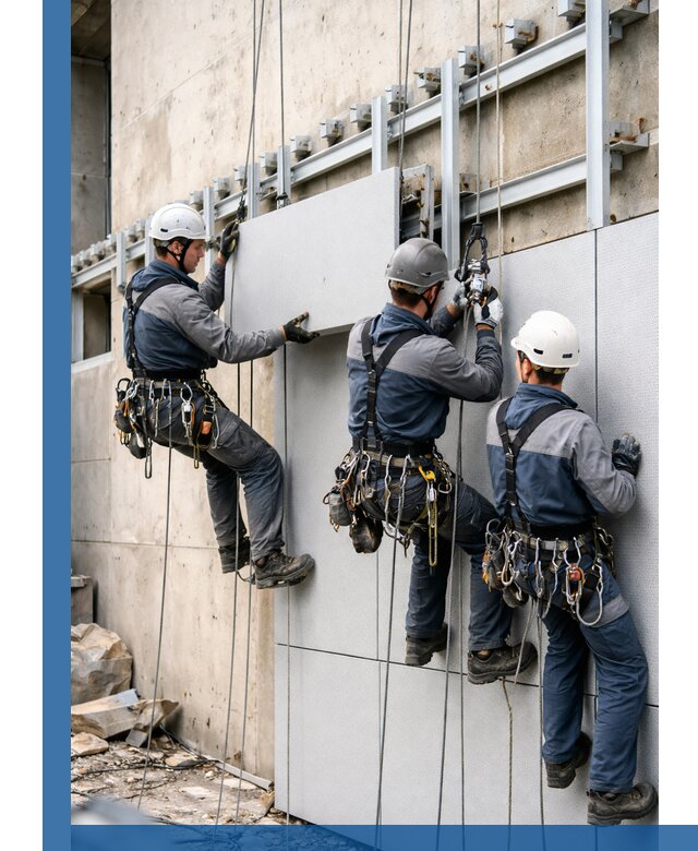 Монтаж вентилируемого фасада в Вологде под ключ с гарантией качества