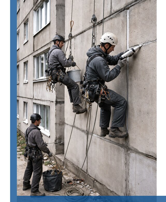 Герметизация межпанельных швов в Вологде с гарантией герметичности