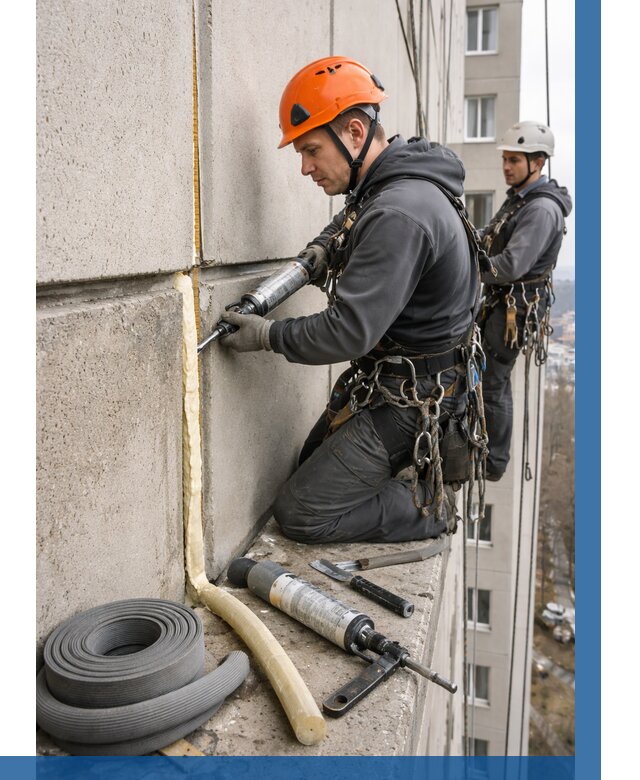 Теплый шов межпанельные швы в Вологде от 719 р. | ВЫСОТНИК-Вгд