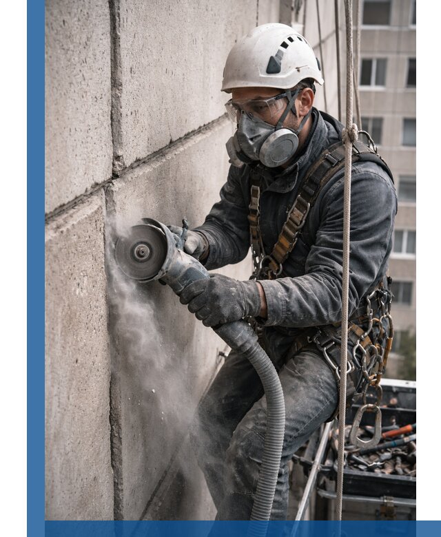 Штробление межпанельных швов в Вологде качественно и быстро