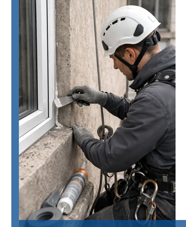 Герметизация монтажных швов окон в Вологде с гарантией качества