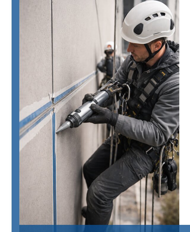 Герметизация стыков фасадных панелей в Вологде качественно и быстро