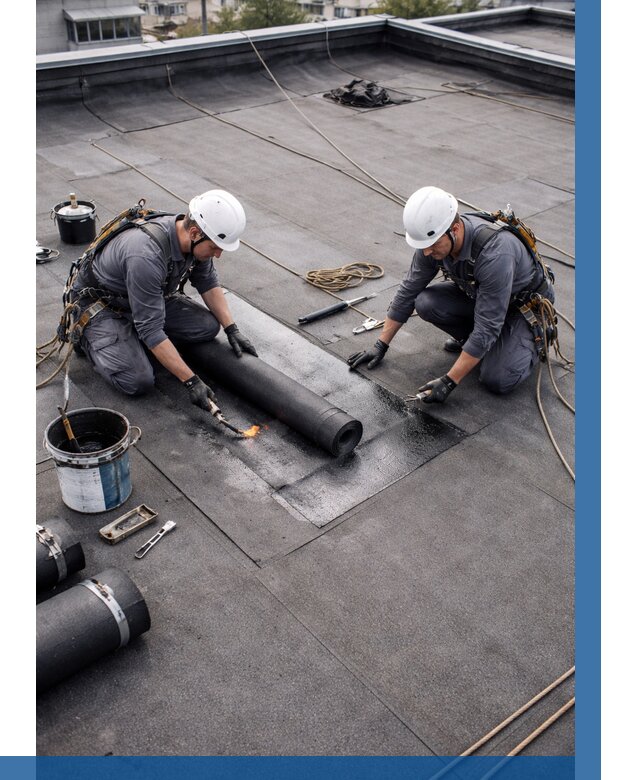 Ремонт мягкой кровли под ключ в Вологде от 719 р. | ВЫСОТНИК-Вгд