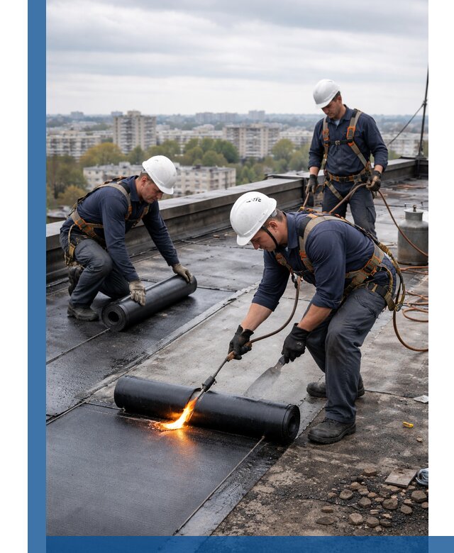 Ремонт наплавляемой кровли в Вологде качественно и надежно