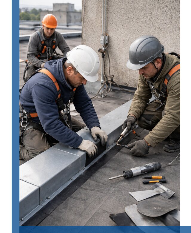 Ремонт кровельных примыканий в Вологде профессионально