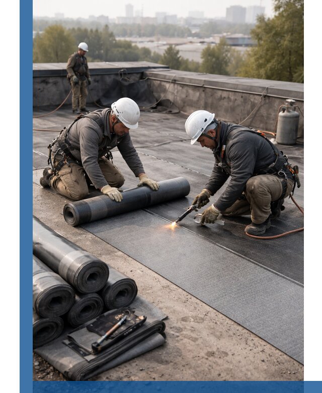 Монтаж мягкой кровли в Вологде профессионально и надежно