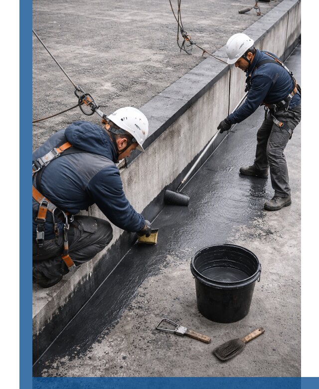 Гидроизоляция кровли жидкой резиной профессионально в Вологде