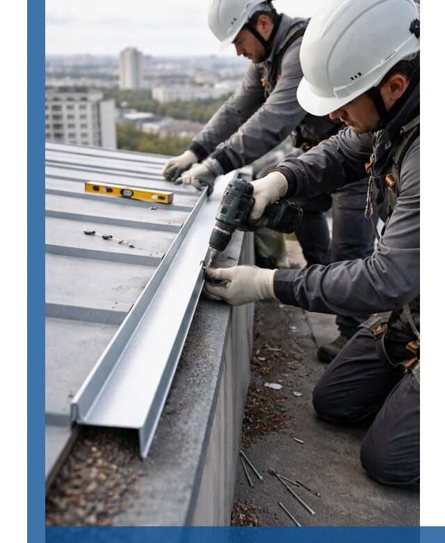 Монтаж капельника на кровле в Вологде с гарантией качества