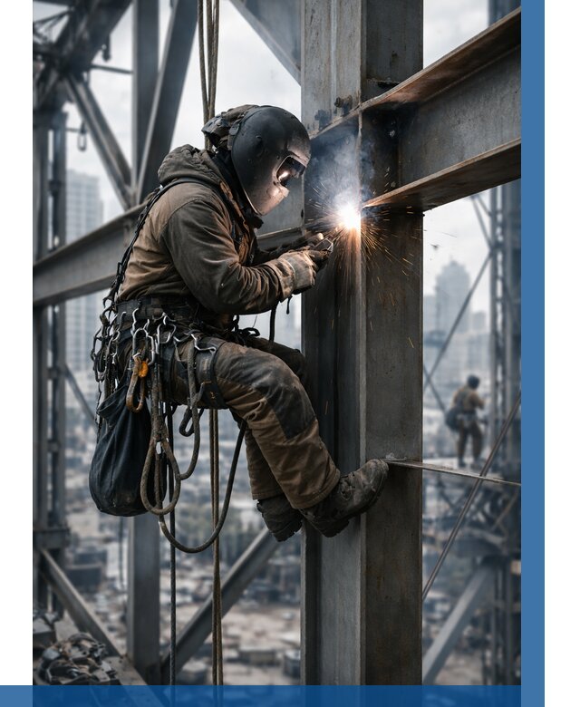 Высотные сварочные работы в Вологде от 3595 р. | ВЫСОТНИК-Вгд