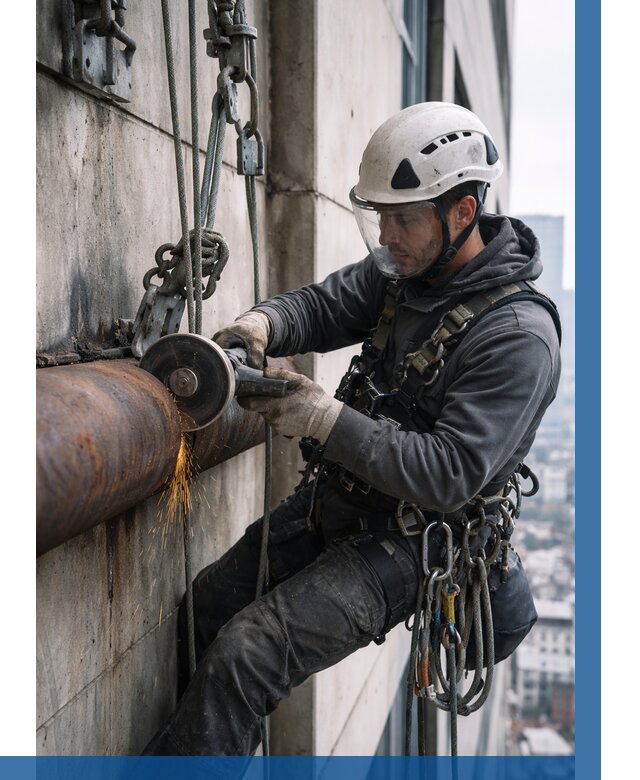 Резка металла на высоте в Вологде по цене от 4622 р. | ВЫСОТНИК-Вгд