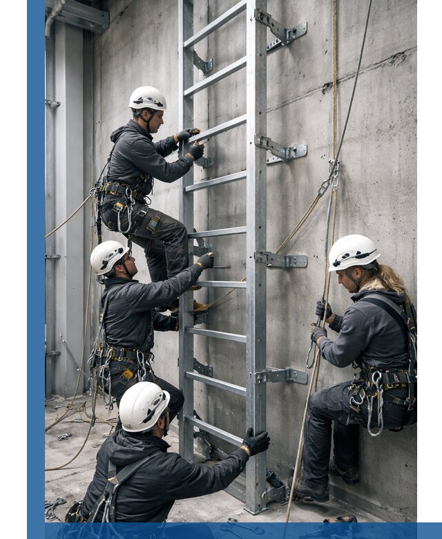 Монтаж металлических лестниц в Вологде под ключ со гарантией