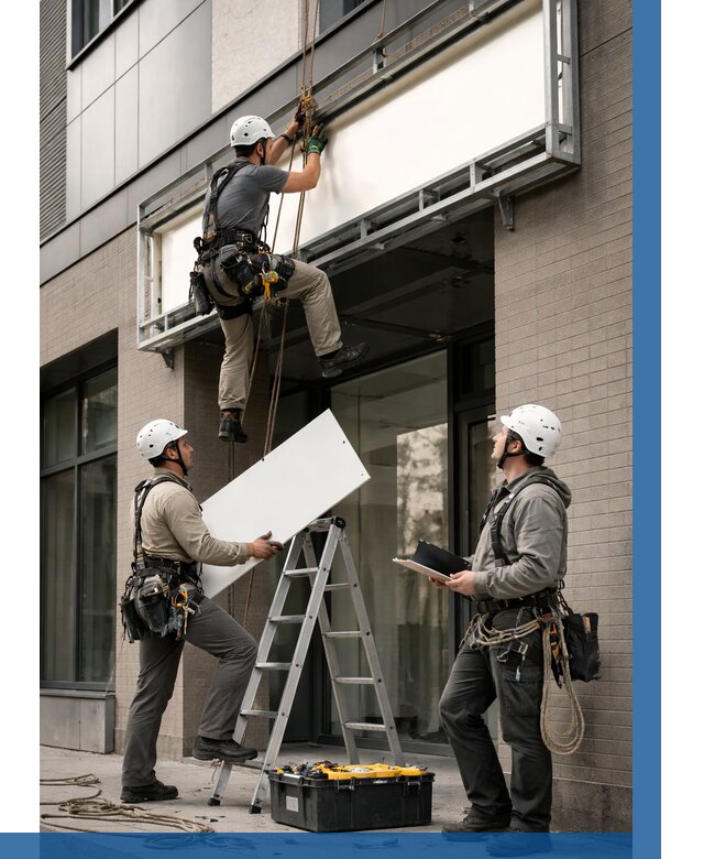 Монтаж светового короба в Вологде от 6677 р. | ВЫСОТНИК-Вгд