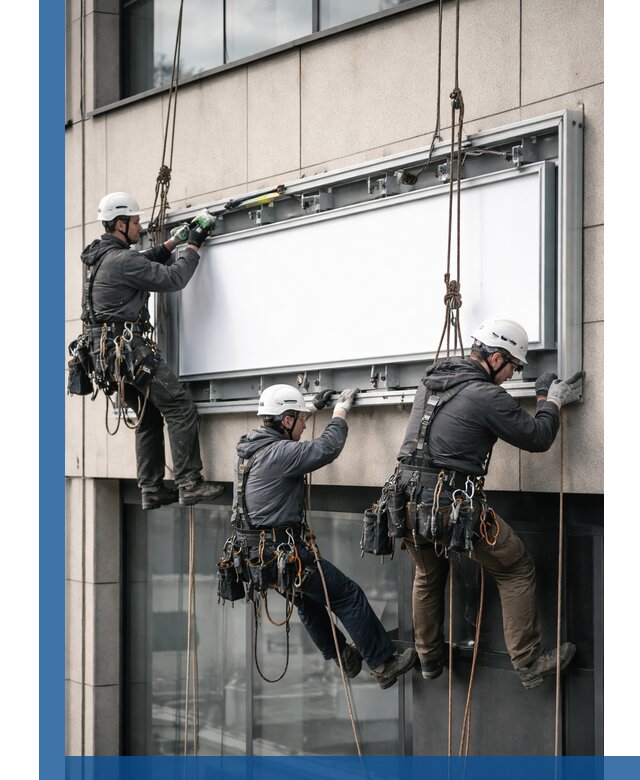 Профессиональный монтаж светового короба под ключ в Вологде