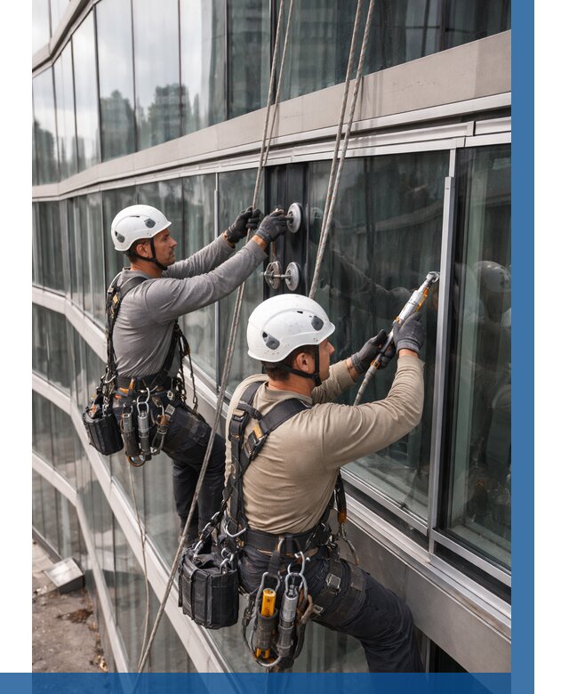 Радиусное остекление фасада в Вологде от 12326 р. | ВЫСОТНИК-Вгд