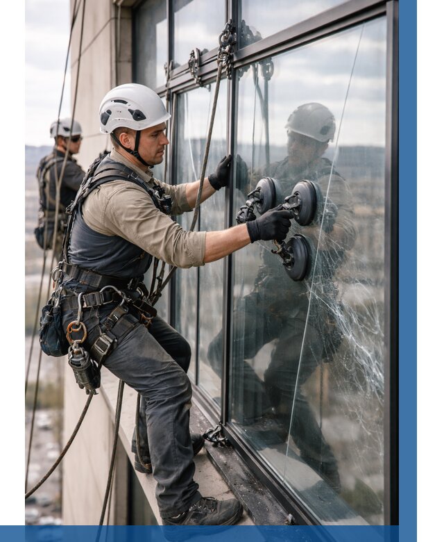 Замена стекла в витраже в Вологде под ключ от 8731 р. | ВЫСОТНИК-Вгд