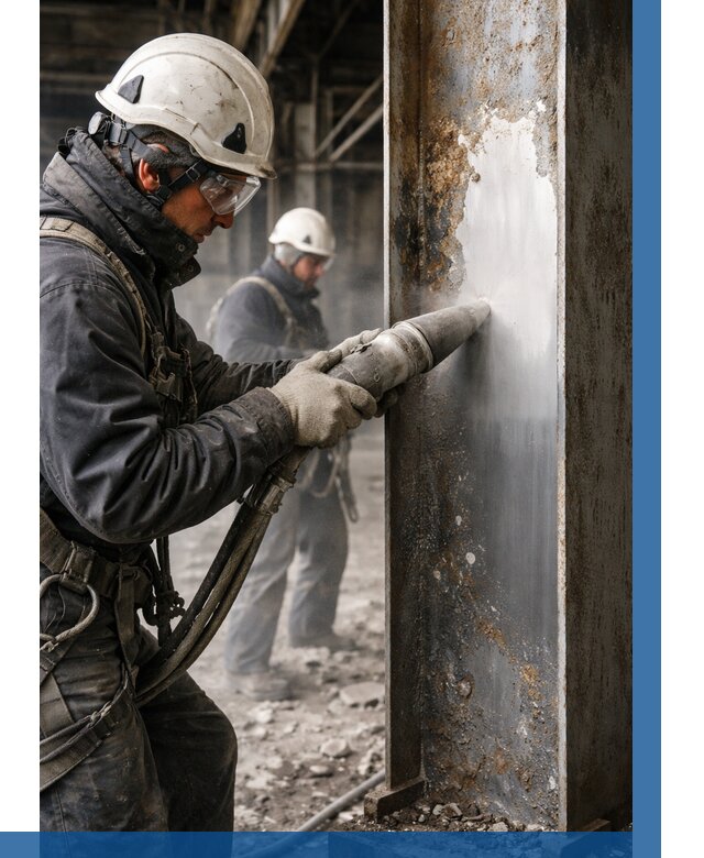 Удаление старой краски с металла в Вологде от 462 р. | ВЫСОТНИК-Вгд