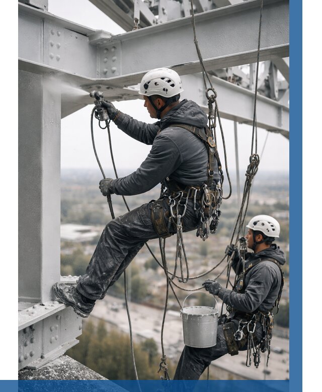 Покраска металлоконструкций на высоте в Вологде 360 р |ВЫСОТНИК-Вгд