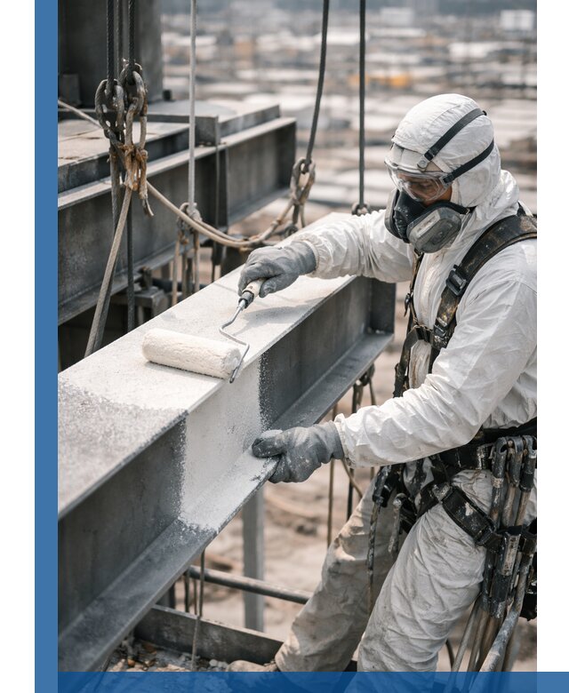 Профессиональная огнезащитная обработка металлоконструкций в Вологде