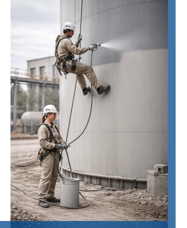 Покраска резервуаров в Вологде от 1233 р. | ВЫСОТНИК-Вгд — заказать