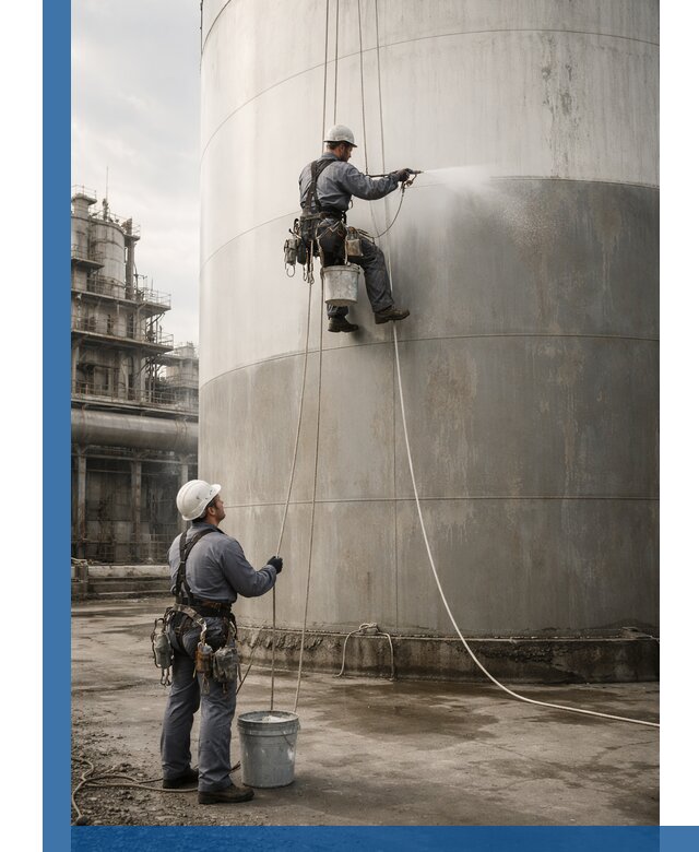 Покраска стальных резервуаров и емкостей в Вологде профессионально