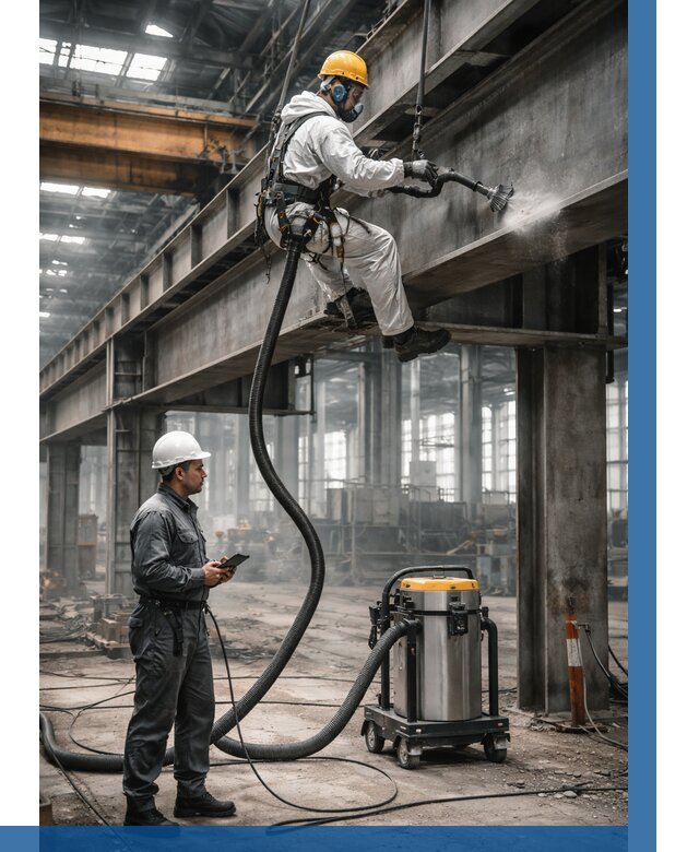 Обеспыливание конструкций в цехе в Вологде от 4314 р. | ВЫСОТНИК-Вгд