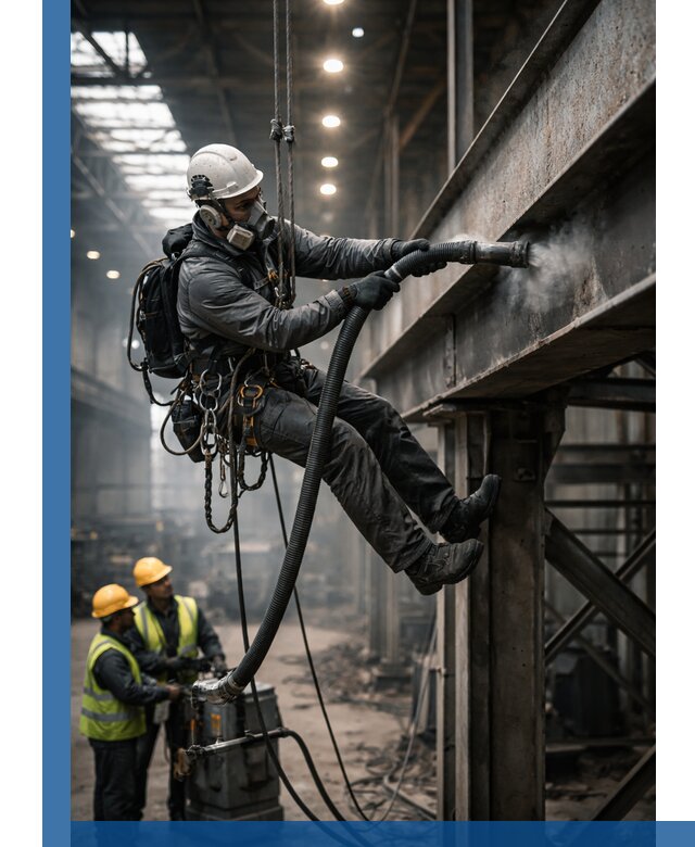 Обеспыливание конструкций в цехах промышленного производства в Вологде