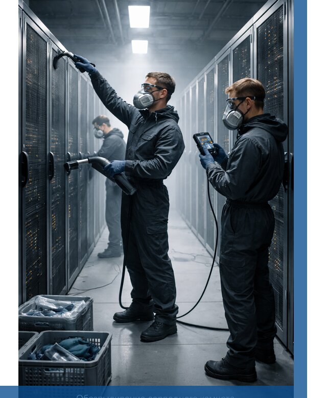 Обеспыливание серверной комнаты в Вологде от 4622 р. | ВЫСОТНИК-Вгд