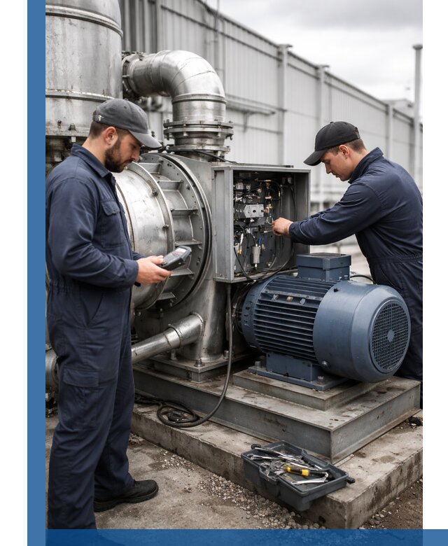Техническое обслуживание промышленного оборудования в Вологде