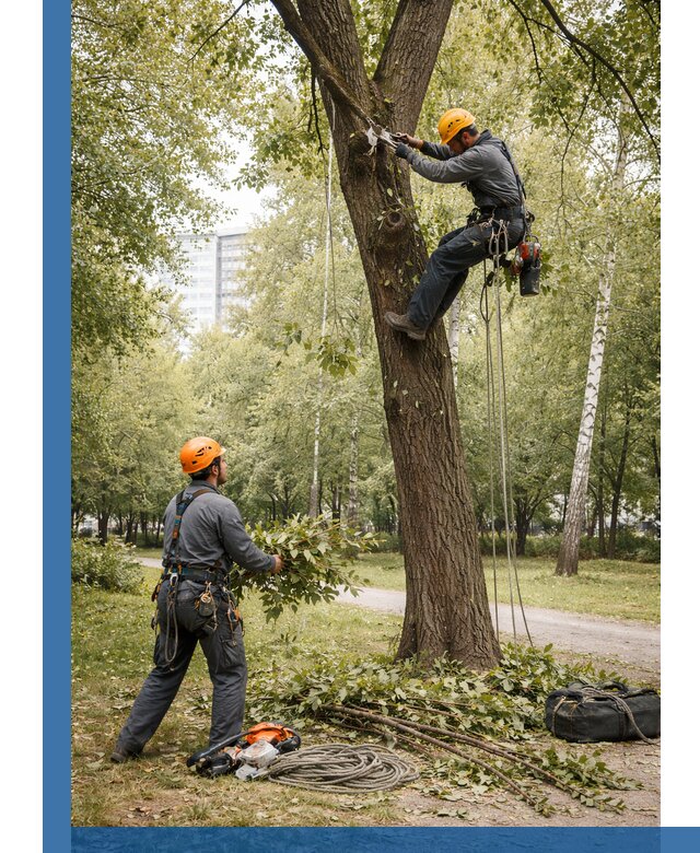 Санитарная обрезка деревьев в Вологде, профессионально и безопасно
