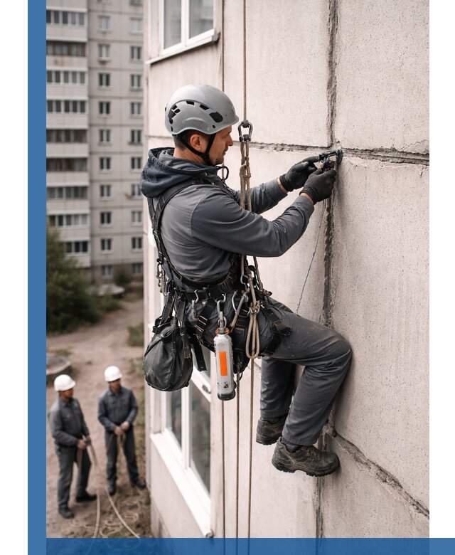 Обследование межпанельных швов и герметизация в Вологде